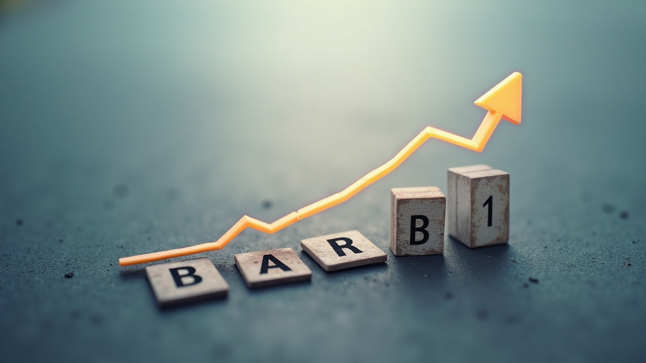 Photorealistic header with an HBAR price chart descending to a pivot near 0.113, under neutral lighting.