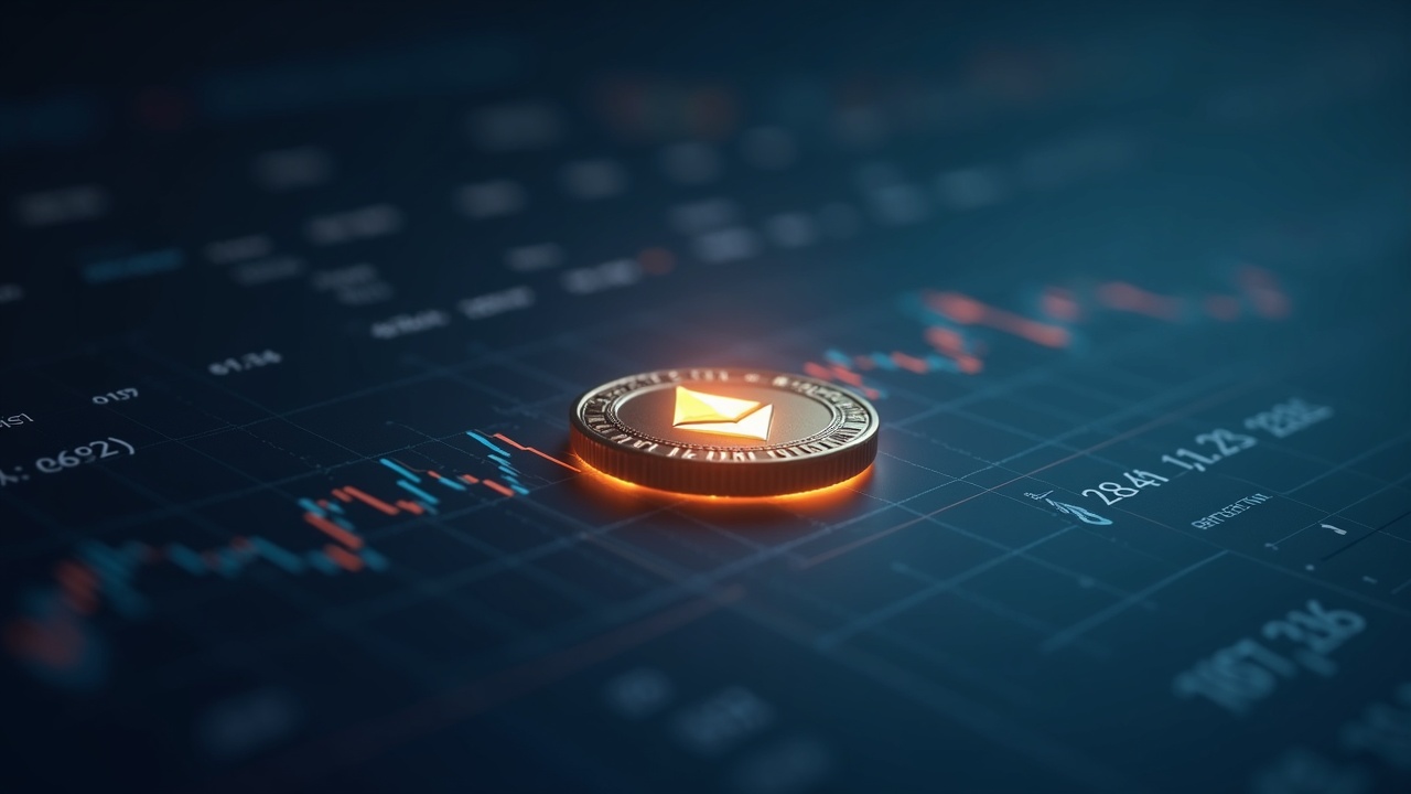 Fotorrealistic cover: glowing token atop a transparent Ethereum ledger, symbolizing a tokenized money market fund.