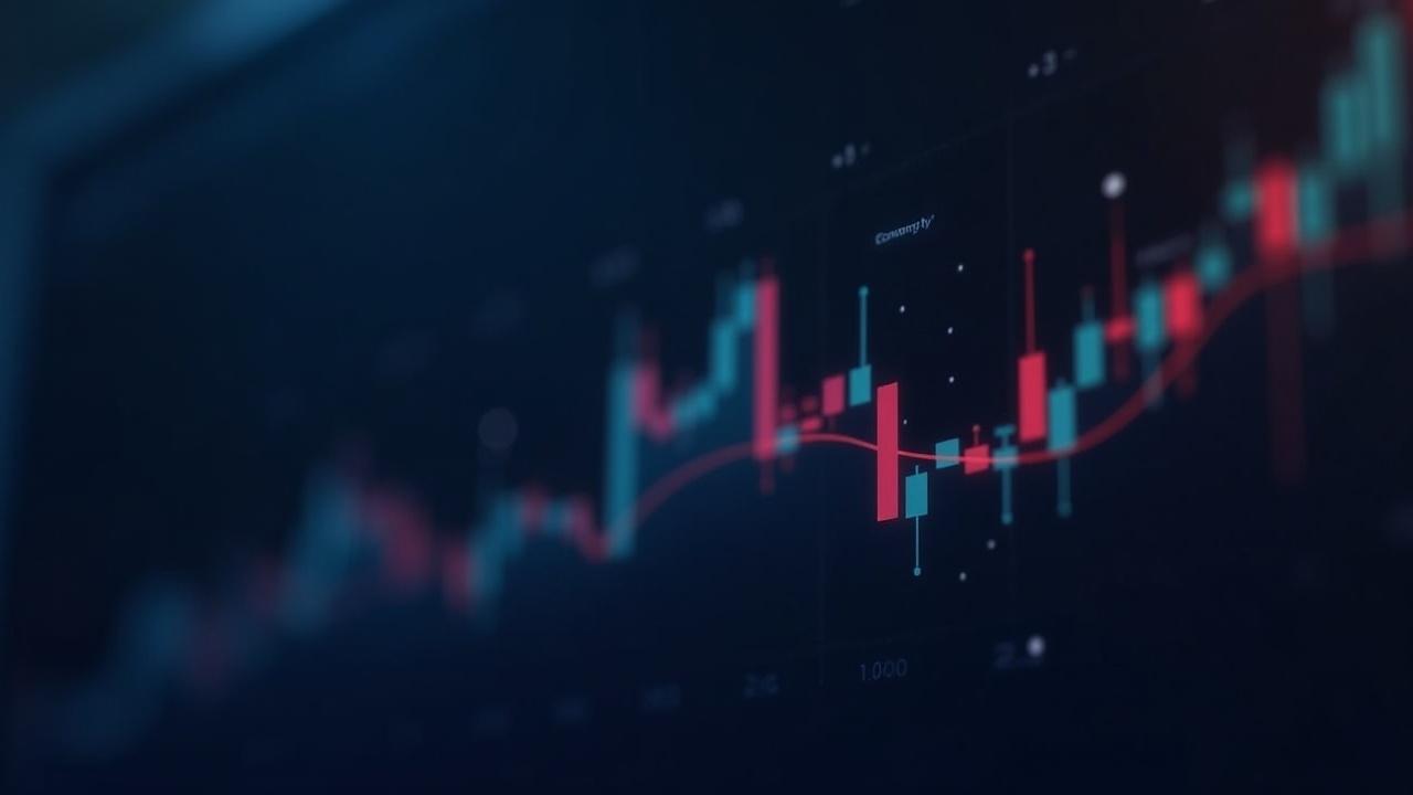 Photorealistic ETF dashboard close-up showing rising Degen Economy index with holographic crypto, gig, and gaming icons.