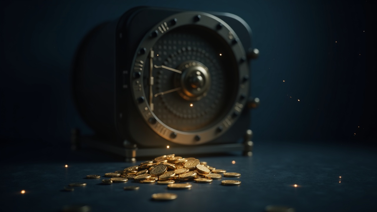 Photorealistic digital vault awakening dormant crypto tokens from a ledger, soft neutral lighting.