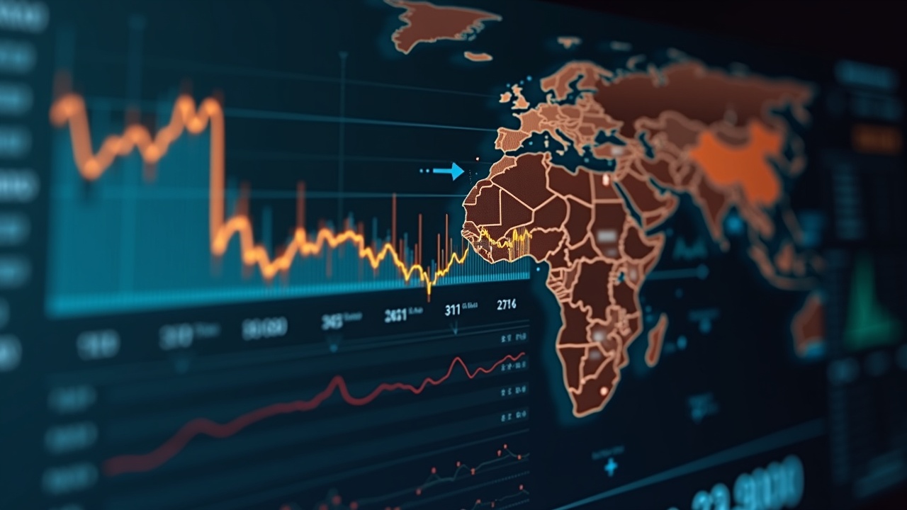 Forensic blockchain dashboard tracing 29,000 BTC, with a blurred courtroom and India map.