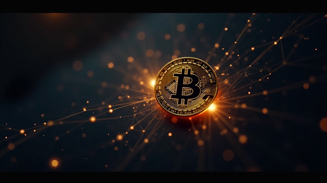 Photorealistic Bitcoin header showing legacy UTXOs migrating to quantum-safe P2MR outputs, with a subtle glow.