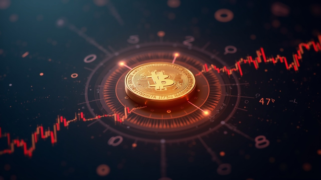 Close-up of a glowing tokenized government bond on a blockchain with a Seoul skyline and 24/7 clock.