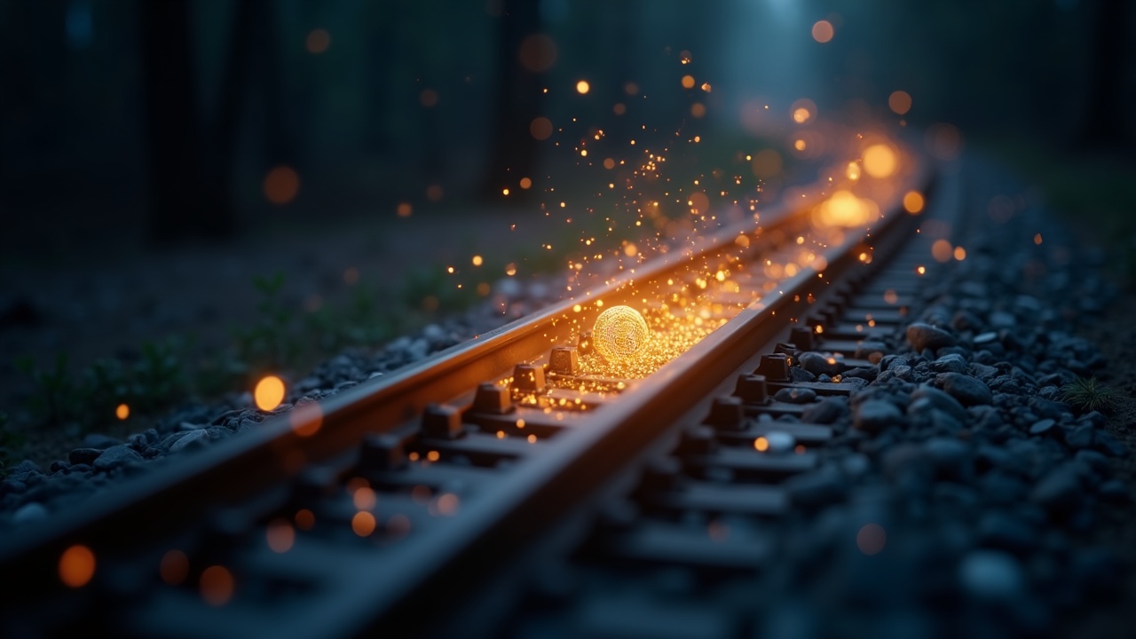 Photorealistic header showing a glowing digital dollar moving through on-chain rails in a decentralized backdrop.
