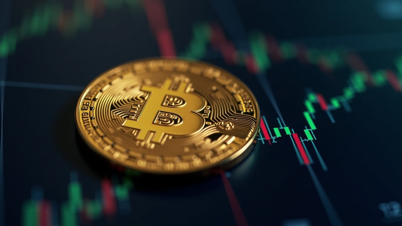 Close-up of a shiny tokenized stock coin atop a Binance logo with a softly blurred 24/7 trading interface in the background.
