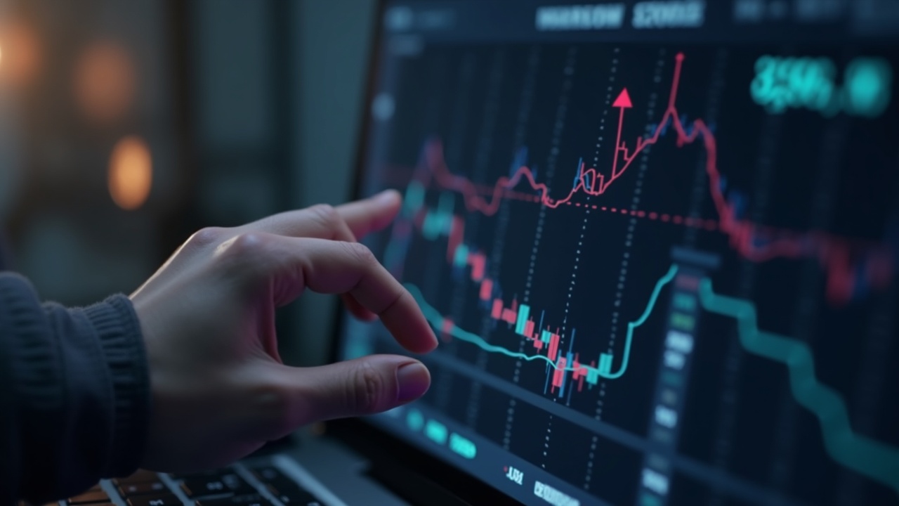 Close-up of a crypto trading terminal displaying evolving spot pairs and automated bots, with neutral editorial lighting