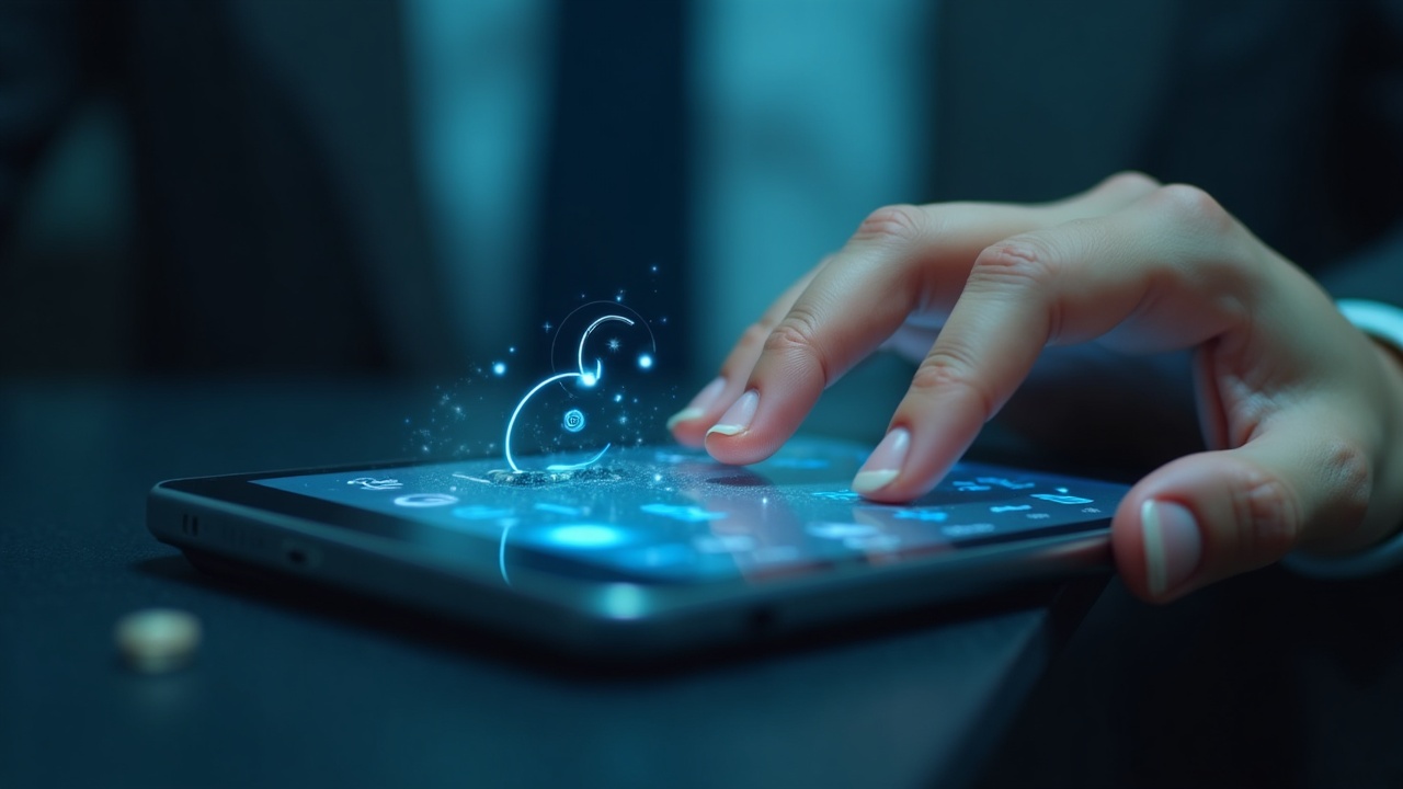 Photorealistic close-up of a private payments UI for agentic commerce with Confidential Intents, NEAR AI Cloud backdrop.