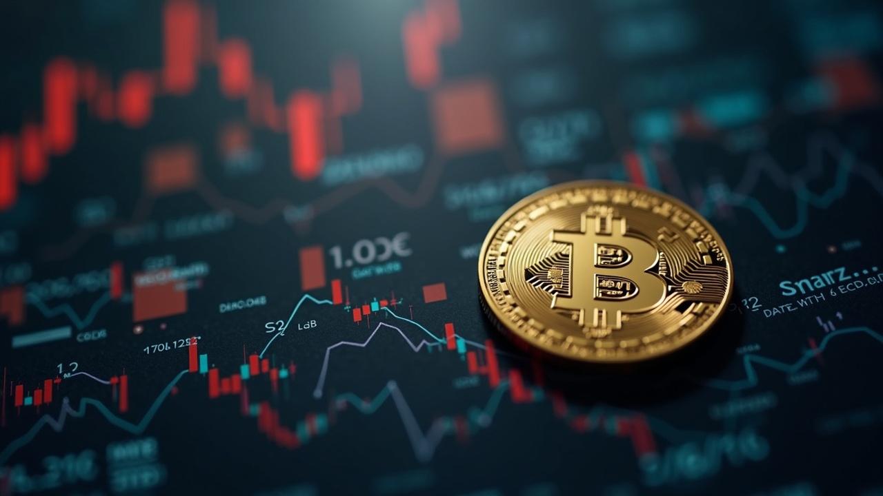 Photorealistic close-up of a tokenized stock token bridging Wall Street and blockchain with regulatory overlays.