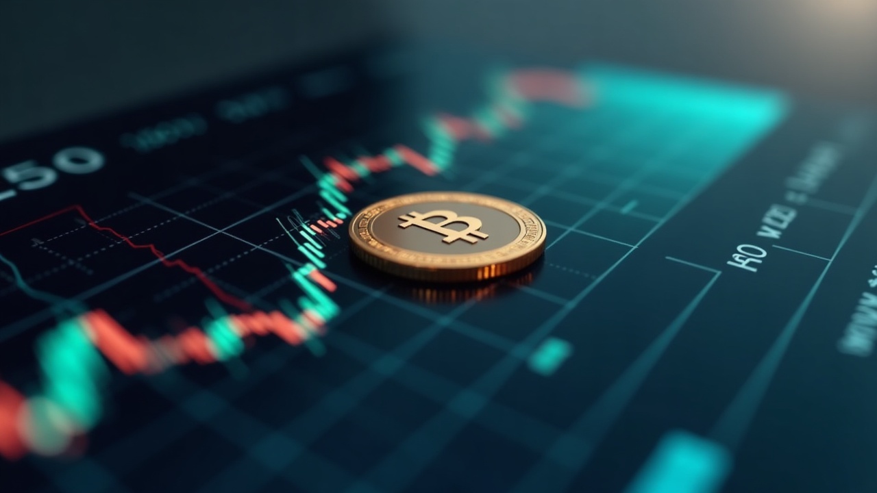 Photorealistic close-up of an AI-driven Web3 trading dashboard showing DOS/USDT with soft lighting and focused DOS token.
