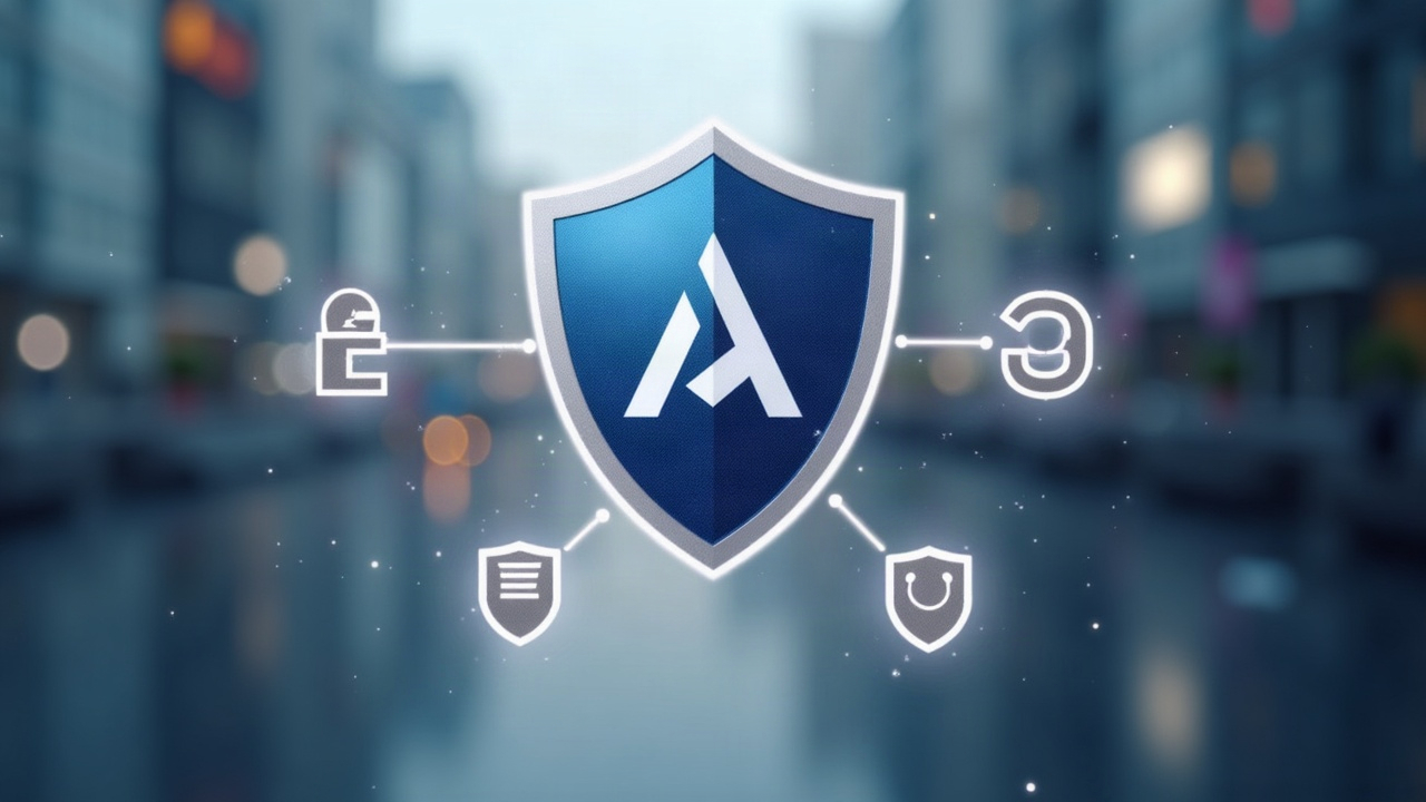 Photorealistic header: AvengerDAO shield linked to audit firm icons on a blurred background, signaling secure tooling.
