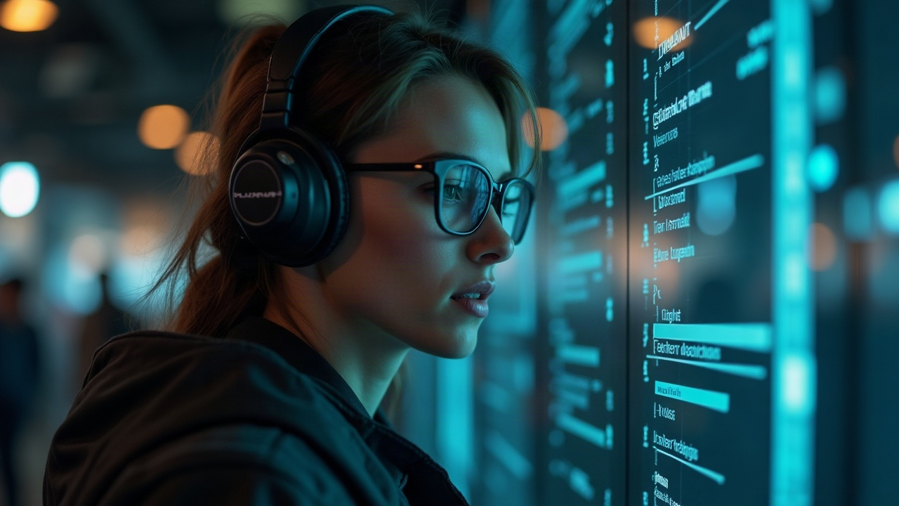 Photorealistic close-up of an Awaken Hunter NFT avatar in the Pixels UI, showcasing cross-protocol utility and on-chain ownership.