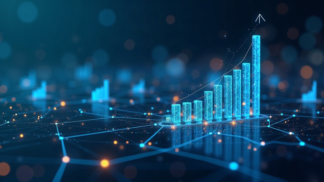 Photorealistic header showing a concentrated-liquidity graph tracing flows from BNB Chain to Base across networks.