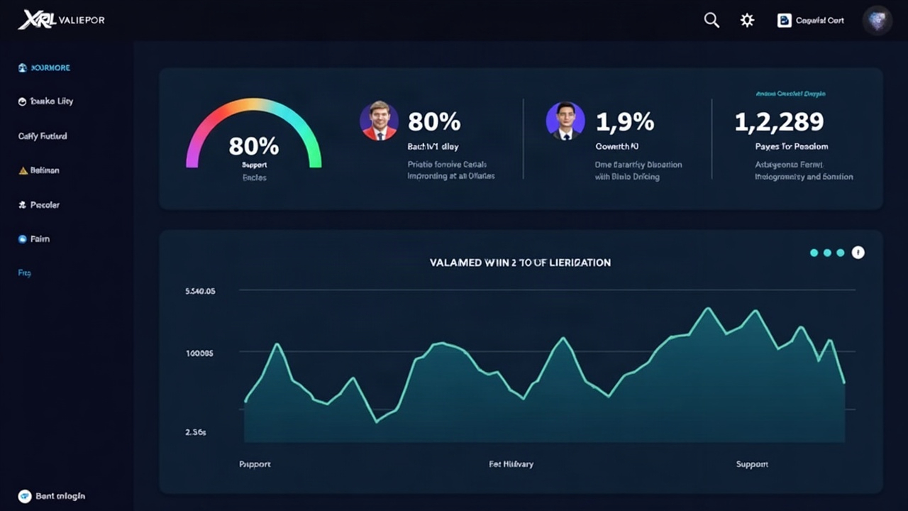 Photorealistic XRPL validator dashboard showing 80% support, BatchV1_1 icon, and governance imagery for a cautious upgrade.