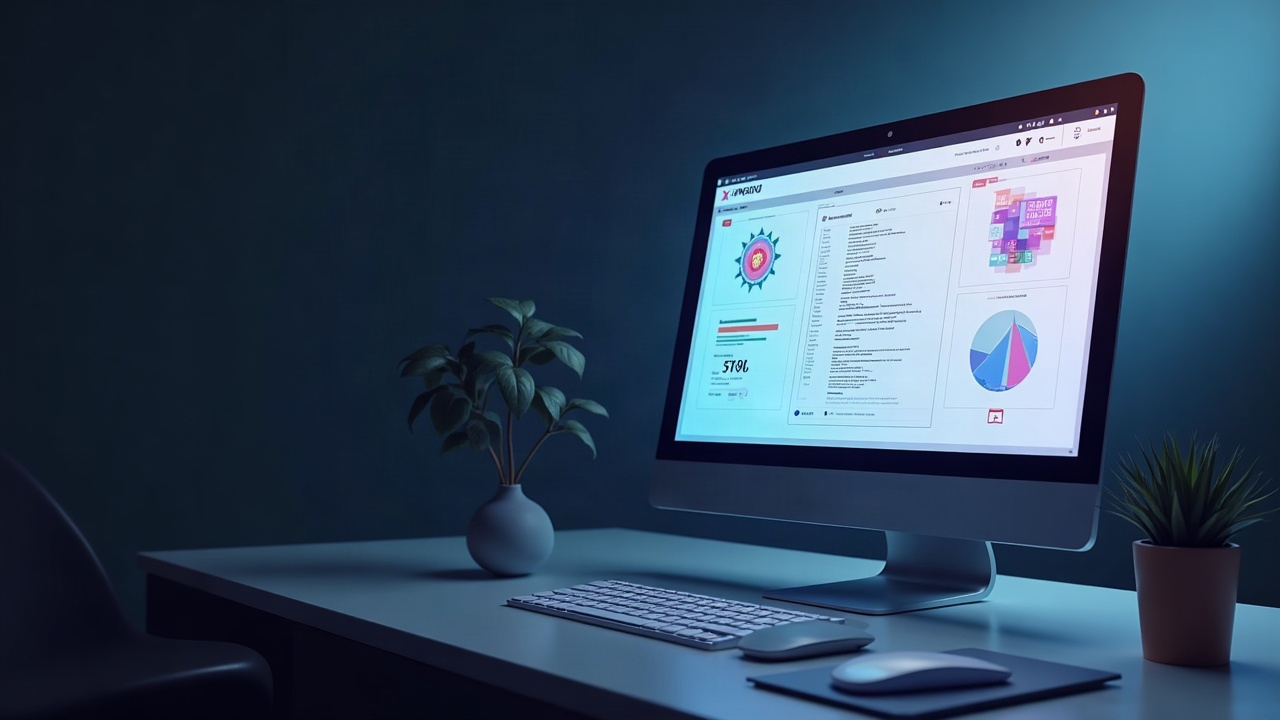 Photorealistic XRPL.org onboarding dashboard on a monitor with code panels, token icons, and subtle DEX/AMM motifs.