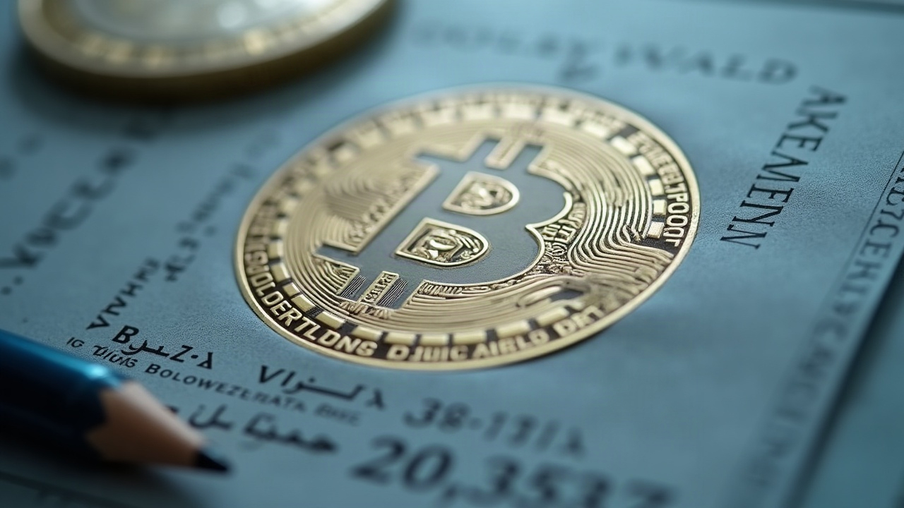Close-up of a Dubai VARA license beside a muted crypto exchange symbol, with soft lighting signaling local compliance.