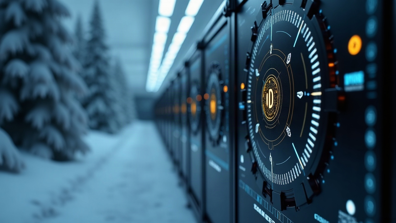 Photorealistic crypto vault UI on a soft-focused background, symbolizing leveraged DeFi yield on Avalanche.