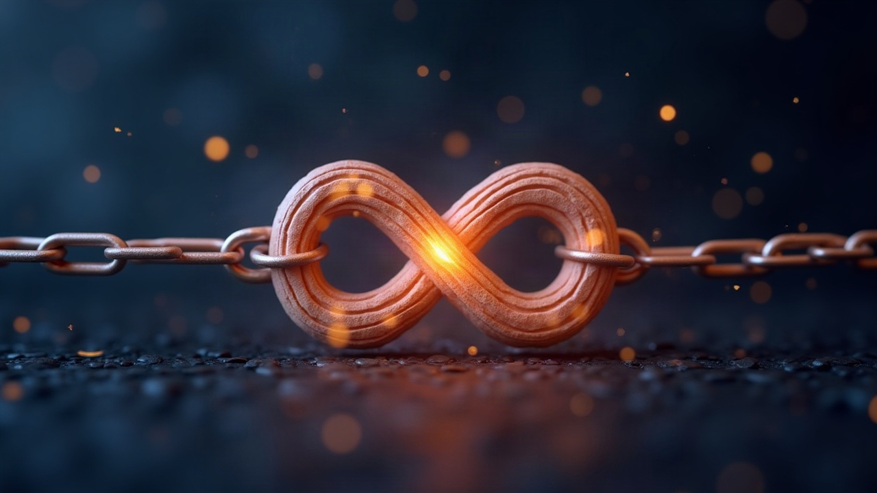 Photorealistic header with PancakeSwap Infinity logo and glowing links to BNB Chain, Base, Robinhood Chain, and Arc, emphasizing scale and volume.